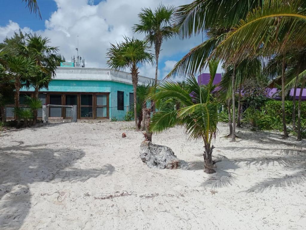 Casa verde tulum house front in the beach room 2